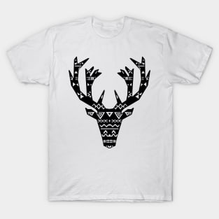 The Elk Adult blak T-Shirt